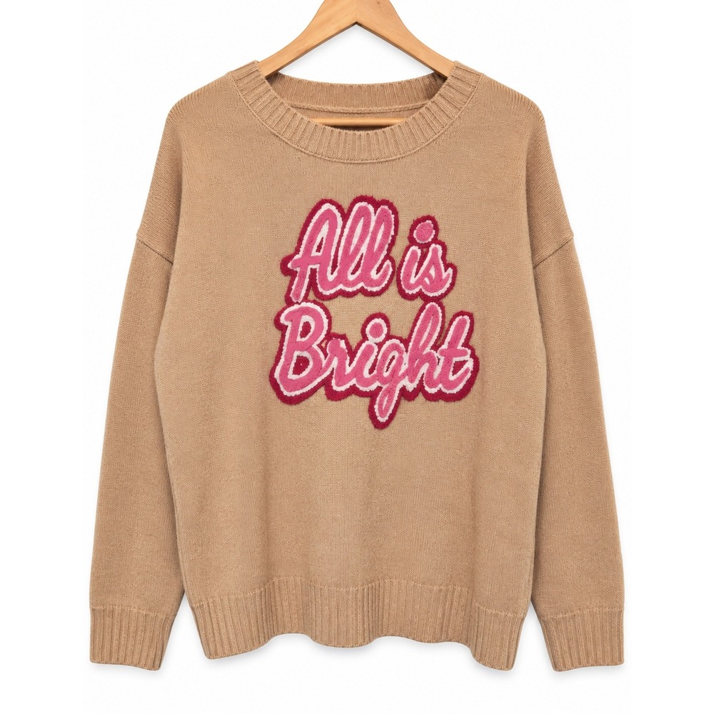 Lane Bryant All Is Bright Sweater 14/16 Oversized Retro Holiday Christmas